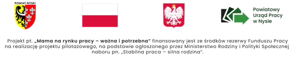 logo PUP, flaga polski, godło polski, logo starostwo powiatowe