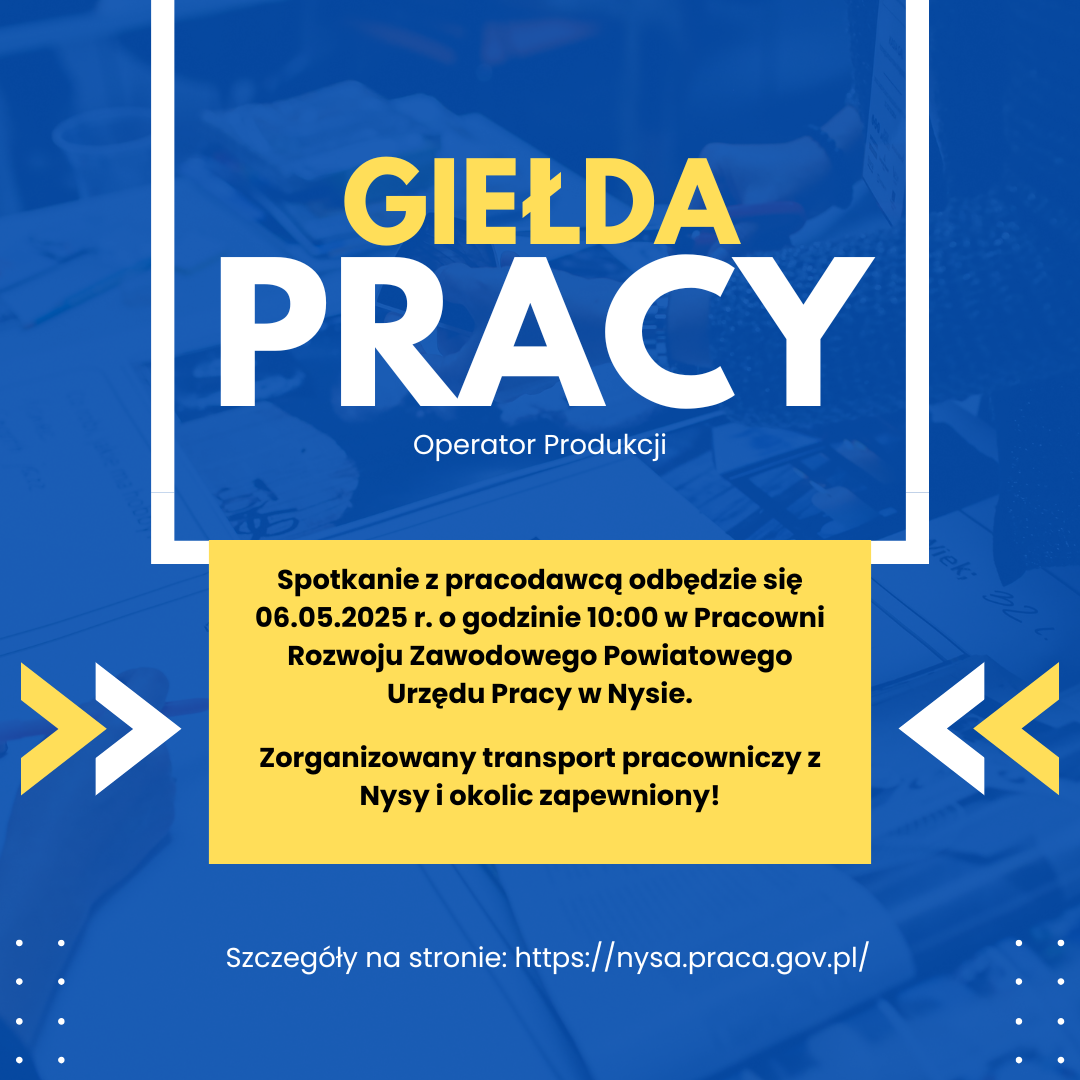 Zdjęcie artykułu Dołącz do zespołu! Giełda pracy – Operator Produkcji