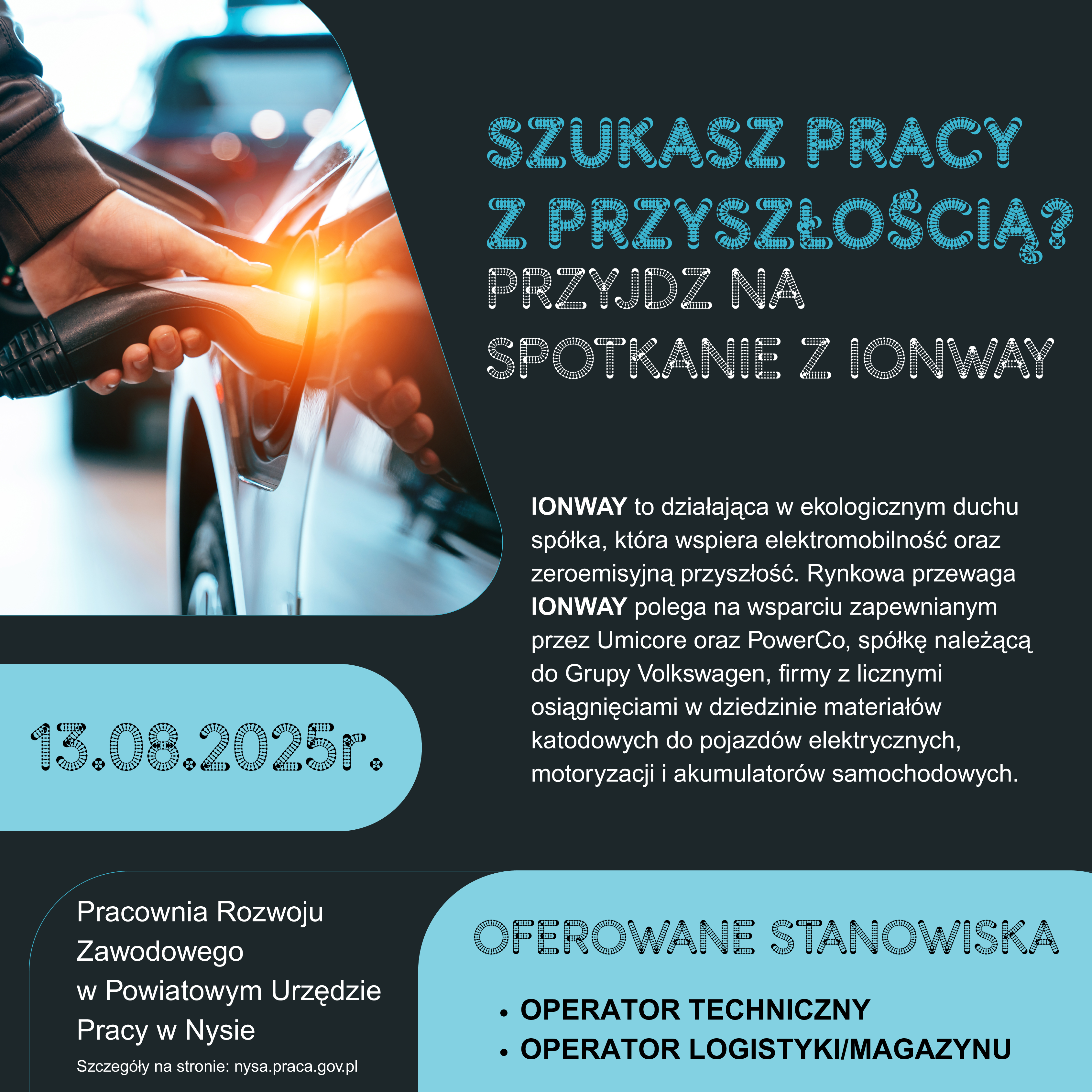 Zdjęcie artykułu Szukasz pracy z przyszłością? Przyjdź na spotkanie z IONWAY!