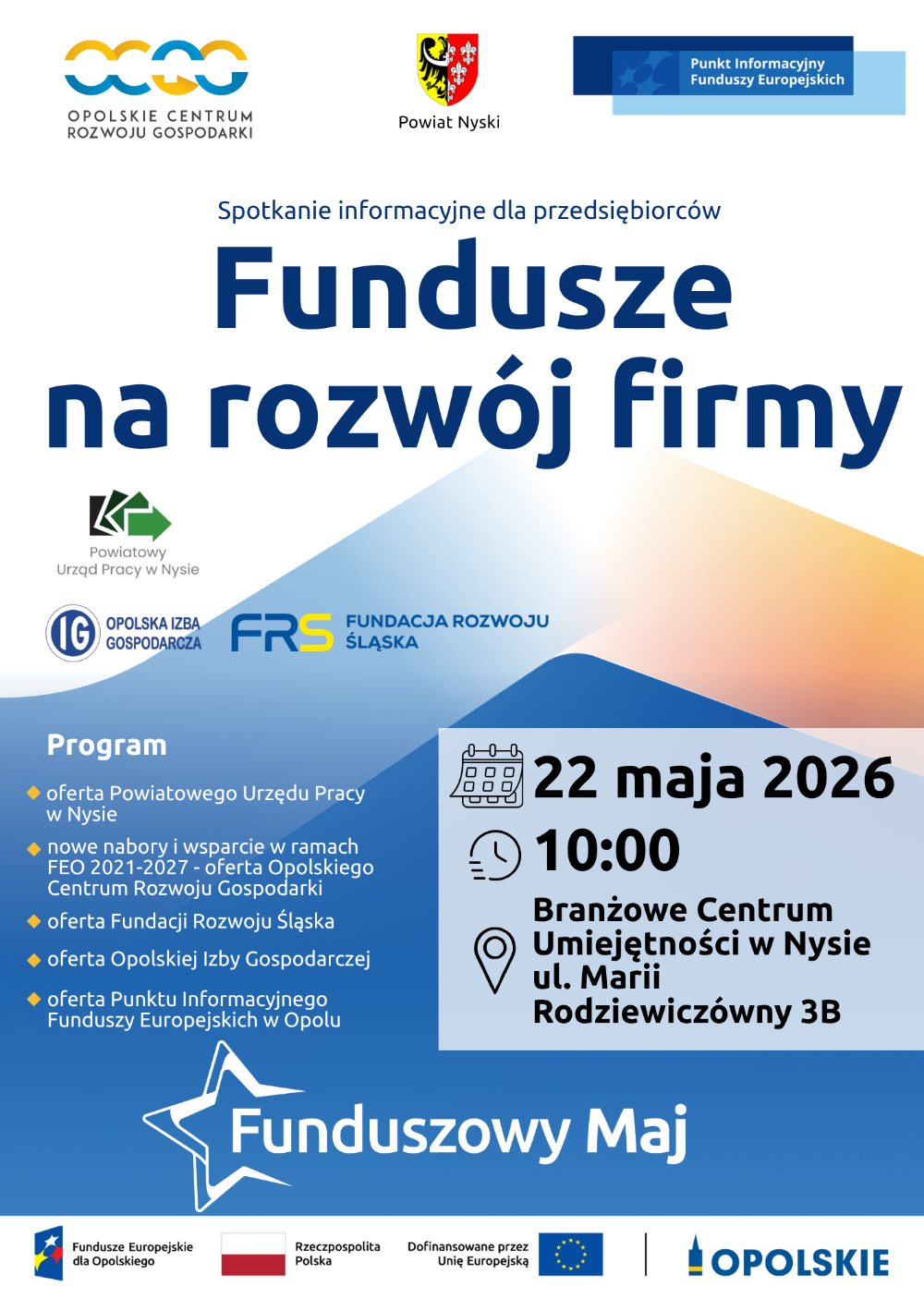 plakat promujący spotkanie