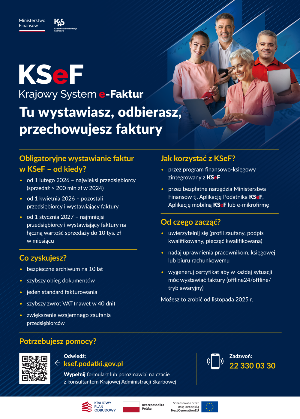 plakat informacyjny środy z ksef