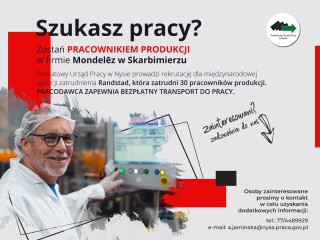 Zdjęcie artykułu Zostań pracownikiem produkcji w firmie Mondelēz w Skarbimierzu