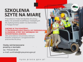 Zdjęcie artykułu Szkolenia "SZYTE NA MIARĘ"