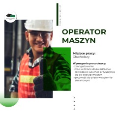 Zdjęcie artykułu Poszukiwani chętni do pracy na stanowisku operatora maszyn