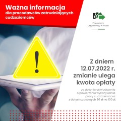 Zdjęcie artykułu Ważna informacja dla pracodawców zatrudniających cudzoziemców.