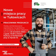 Zdjęcie artykułu Nowe miejsca pracy w Tułowicach