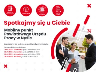 Zdjęcie artykułu Mobilny punkt informacyjny PUP w Twoim mieście