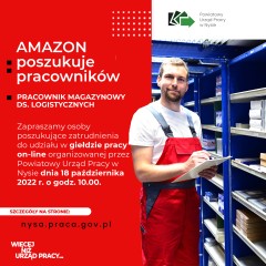 Zdjęcie artykułu AMAZON poszukuje pracowników magazynowych