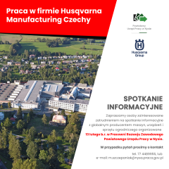 Zdjęcie artykułu Praca w firmie Husqvarna Manufacturing Czechy