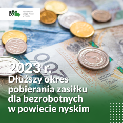Zdjęcie artykułu Zmiana długości okresu przysługiwania zasiłku na terenie powiatu nyskiego