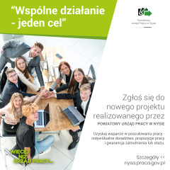 Zdjęcie artykułu Rusza projekt "Wspólne działanie - jeden cel"!