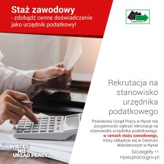 Zdjęcie artykułu Rekrutacja na stanowisko urzędnika podatkowego