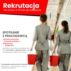 Zdjęcie artykułu Rekrutacja do pracy w firmie sprzątającej