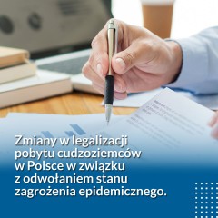 Zdjęcie artykułu Zmiany w legalizacji pobytu cudzoziemców w Polsce