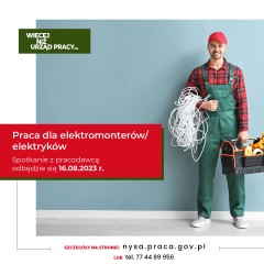 Zdjęcie artykułu Praca dla elektromonterów/elektryków.