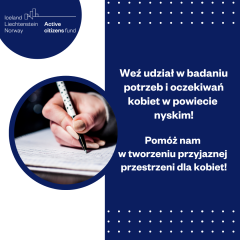Zdjęcie artykułu Badanie potrzeb i oczekiwań kobiet z powiatu nyskiego.