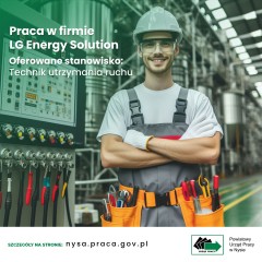 Zdjęcie artykułu Praca w firmie LG Energy Solution