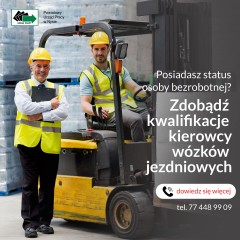 Zdjęcie artykułu Zdobądź kwalifikacje kierowcy wózków jezdniowych