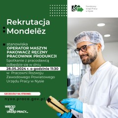 Zdjęcie artykułu Rekrutacja do pracy w firmie  Mondelez International