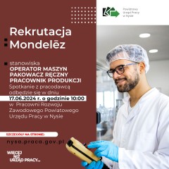 Zdjęcie artykułu Rekrutacja do pracy w firmie Mondelez International