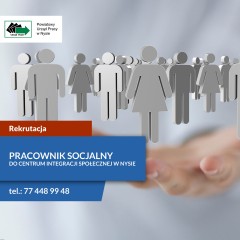 Zdjęcie artykułu Poszukiwany pracownik socjalny do CIS w Nysie